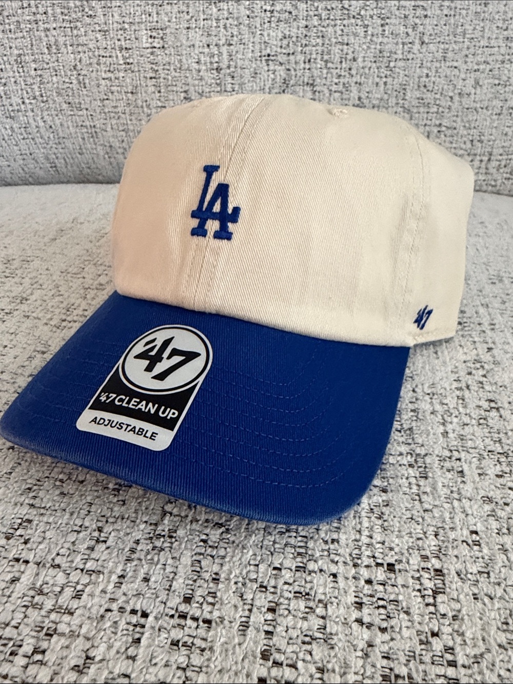 '47 LA Dodgers Two-Tone Cap - Cream & Blue